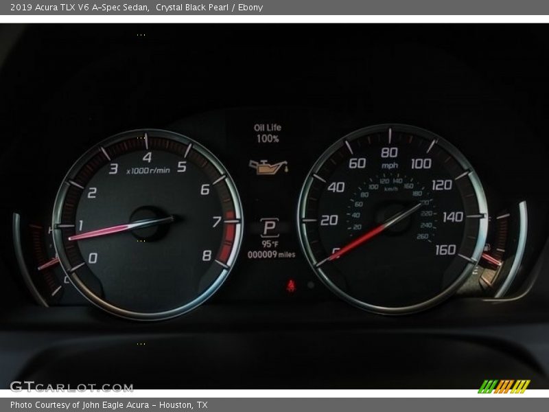 Crystal Black Pearl / Ebony 2019 Acura TLX V6 A-Spec Sedan