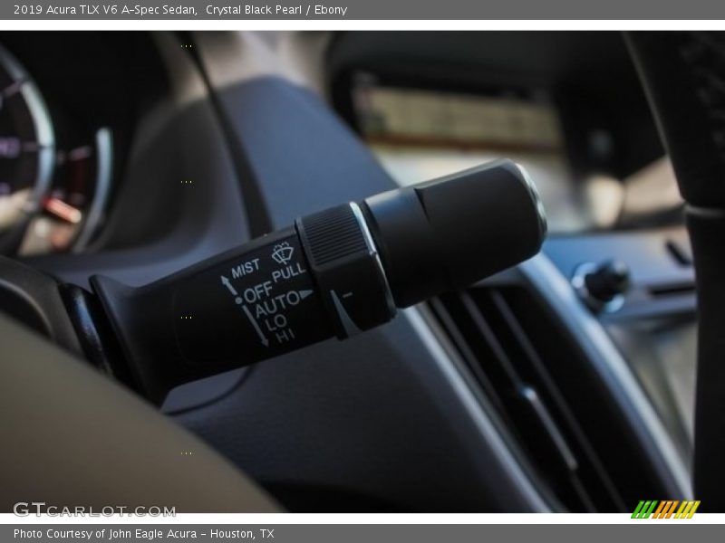 Crystal Black Pearl / Ebony 2019 Acura TLX V6 A-Spec Sedan