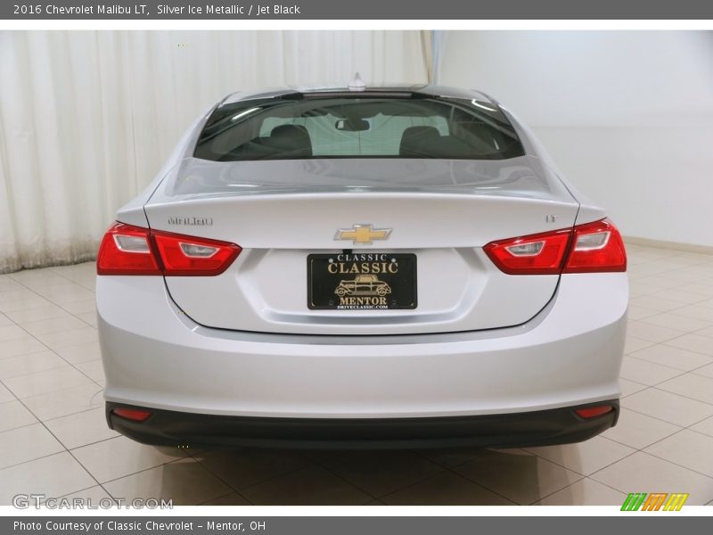 Silver Ice Metallic / Jet Black 2016 Chevrolet Malibu LT