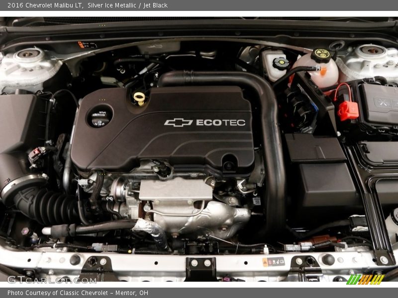Silver Ice Metallic / Jet Black 2016 Chevrolet Malibu LT