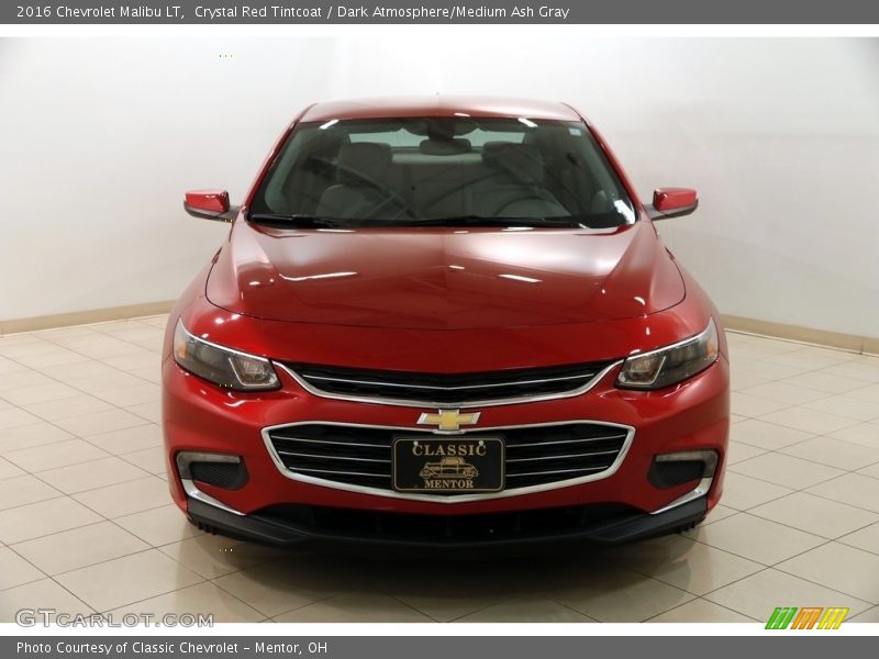 Crystal Red Tintcoat / Dark Atmosphere/Medium Ash Gray 2016 Chevrolet Malibu LT