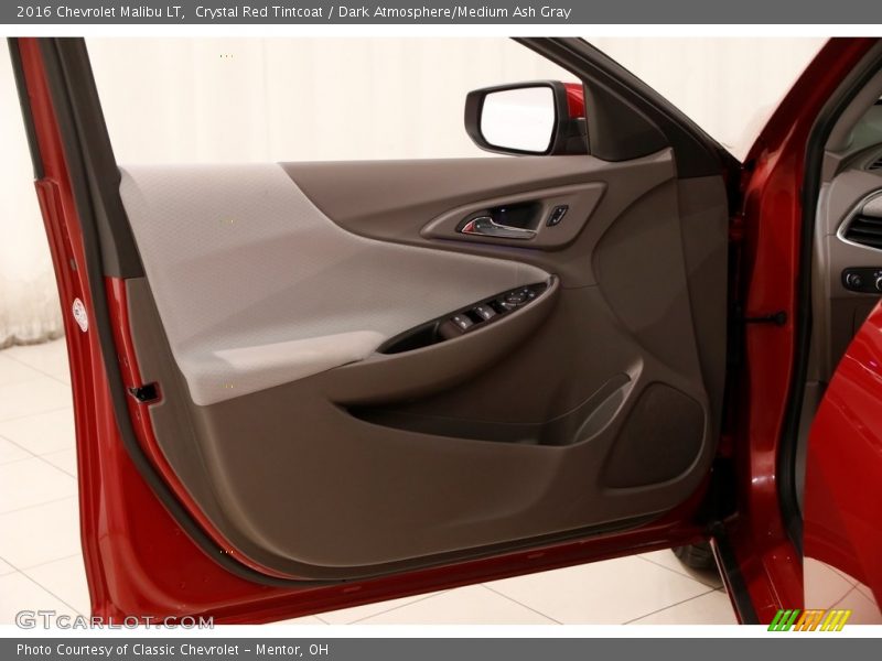 Crystal Red Tintcoat / Dark Atmosphere/Medium Ash Gray 2016 Chevrolet Malibu LT