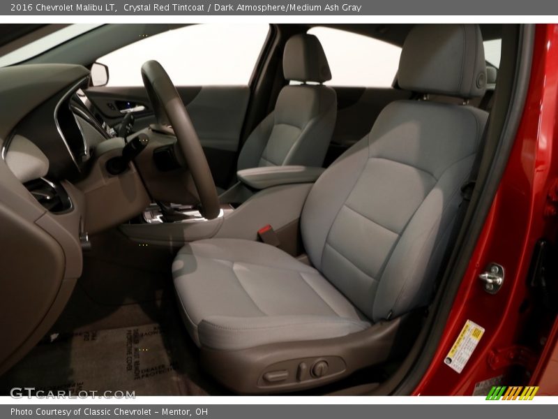 Crystal Red Tintcoat / Dark Atmosphere/Medium Ash Gray 2016 Chevrolet Malibu LT