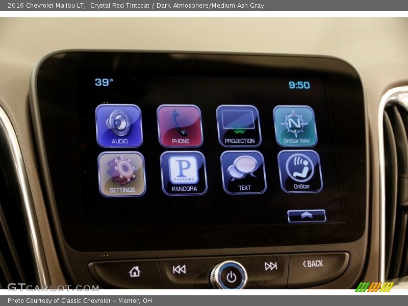 Crystal Red Tintcoat / Dark Atmosphere/Medium Ash Gray 2016 Chevrolet Malibu LT