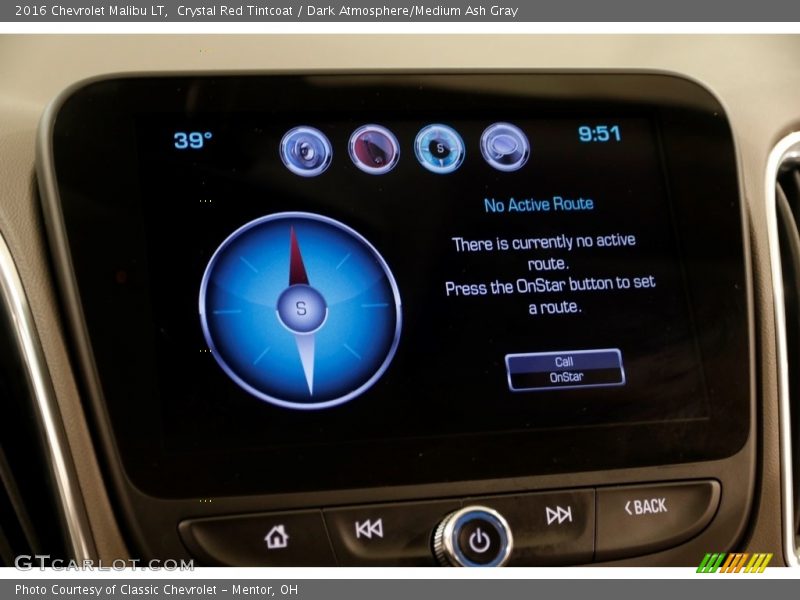 Crystal Red Tintcoat / Dark Atmosphere/Medium Ash Gray 2016 Chevrolet Malibu LT
