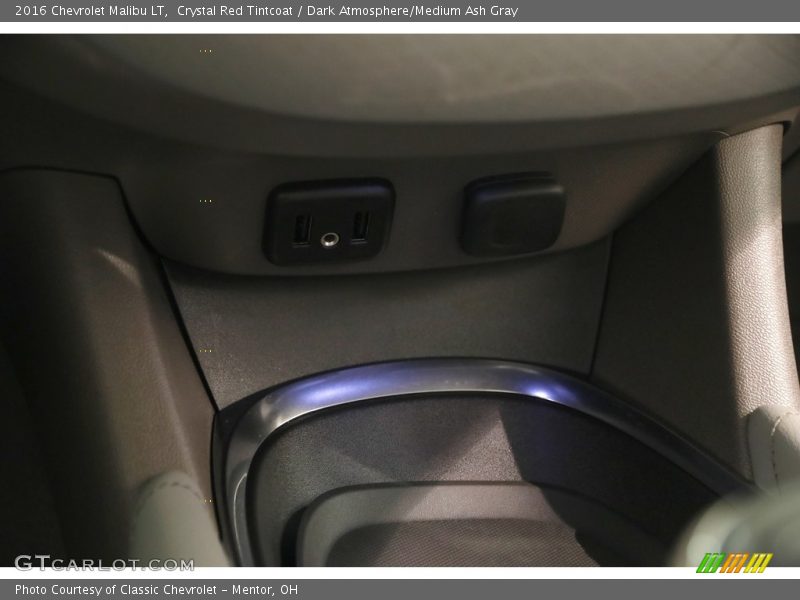 Crystal Red Tintcoat / Dark Atmosphere/Medium Ash Gray 2016 Chevrolet Malibu LT