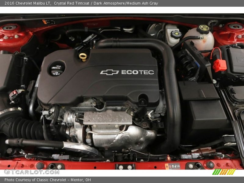 Crystal Red Tintcoat / Dark Atmosphere/Medium Ash Gray 2016 Chevrolet Malibu LT
