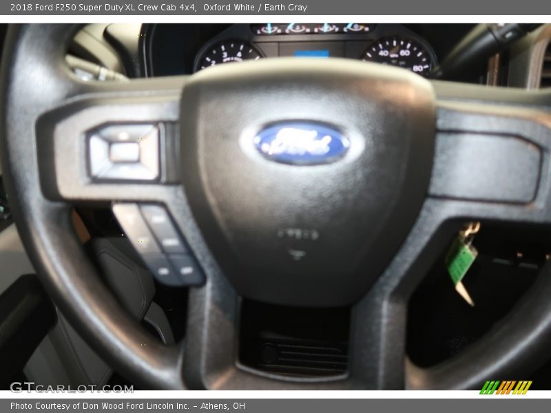 Oxford White / Earth Gray 2018 Ford F250 Super Duty XL Crew Cab 4x4