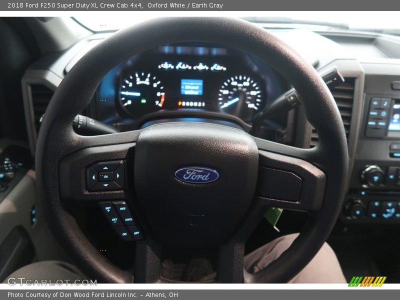 Oxford White / Earth Gray 2018 Ford F250 Super Duty XL Crew Cab 4x4