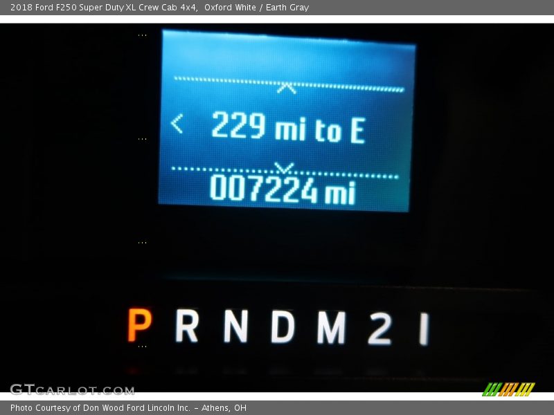 Oxford White / Earth Gray 2018 Ford F250 Super Duty XL Crew Cab 4x4