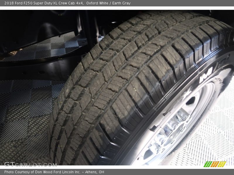 Oxford White / Earth Gray 2018 Ford F250 Super Duty XL Crew Cab 4x4