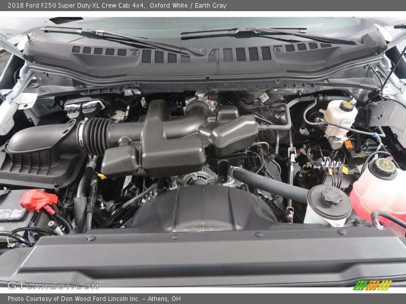 Oxford White / Earth Gray 2018 Ford F250 Super Duty XL Crew Cab 4x4