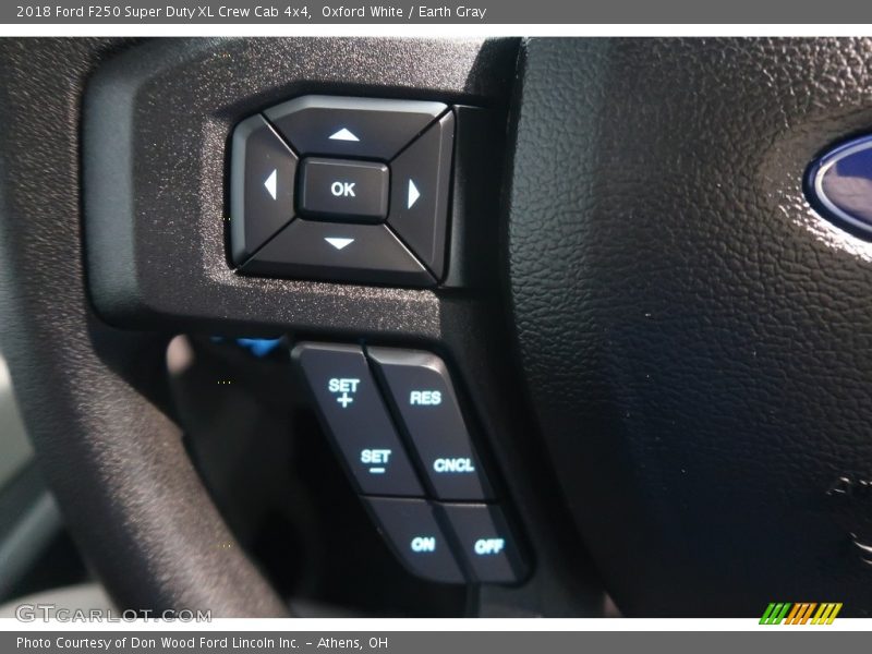 Oxford White / Earth Gray 2018 Ford F250 Super Duty XL Crew Cab 4x4