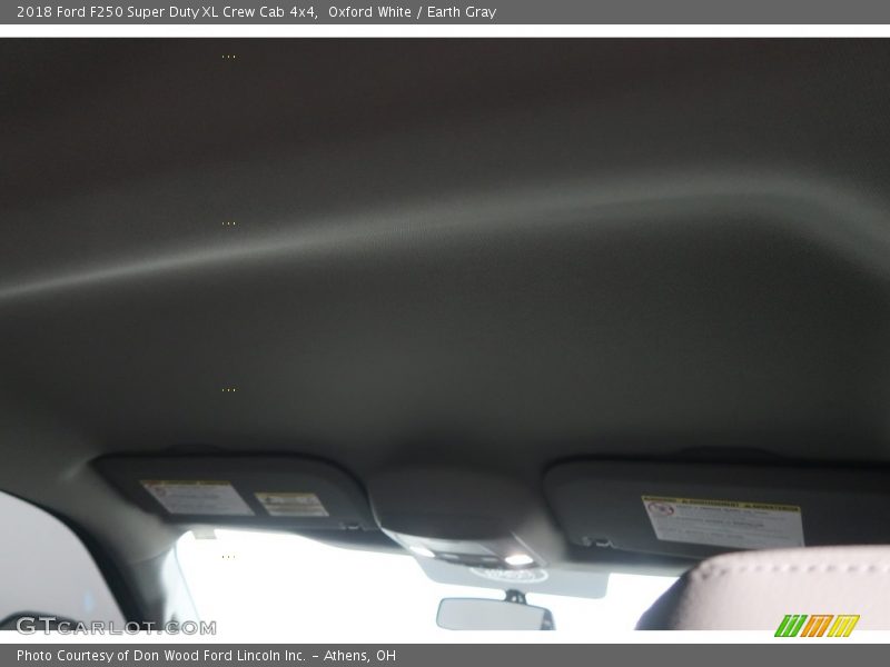 Oxford White / Earth Gray 2018 Ford F250 Super Duty XL Crew Cab 4x4