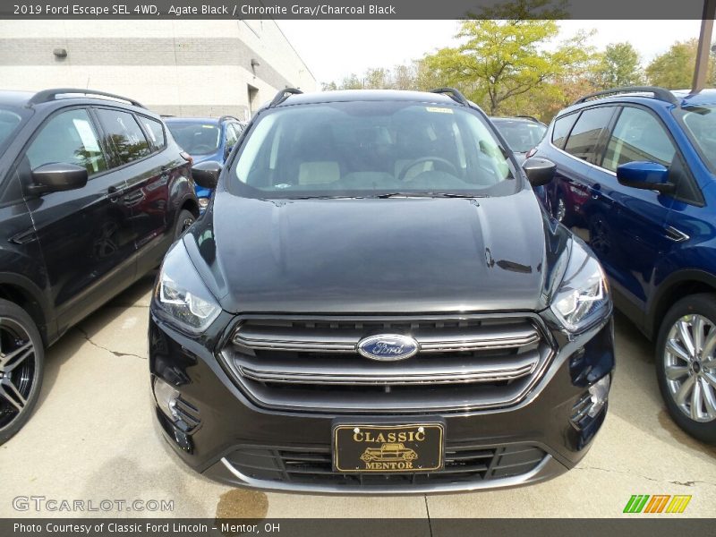 Agate Black / Chromite Gray/Charcoal Black 2019 Ford Escape SEL 4WD