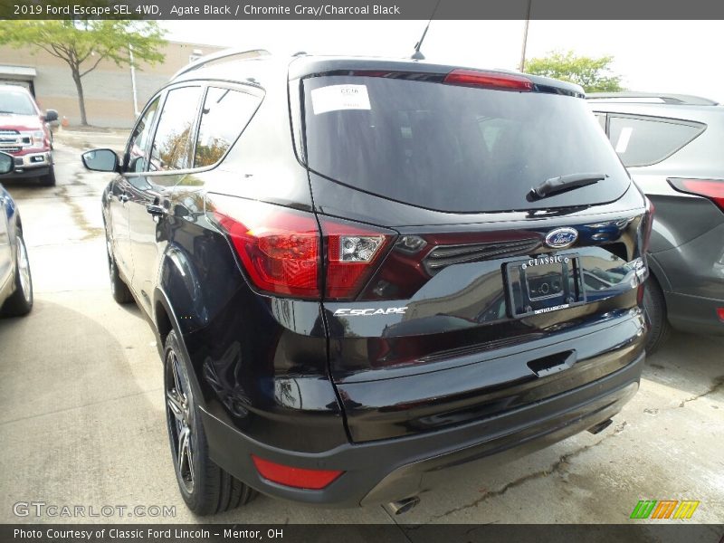 Agate Black / Chromite Gray/Charcoal Black 2019 Ford Escape SEL 4WD