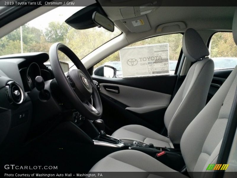 Front Seat of 2019 Yaris LE