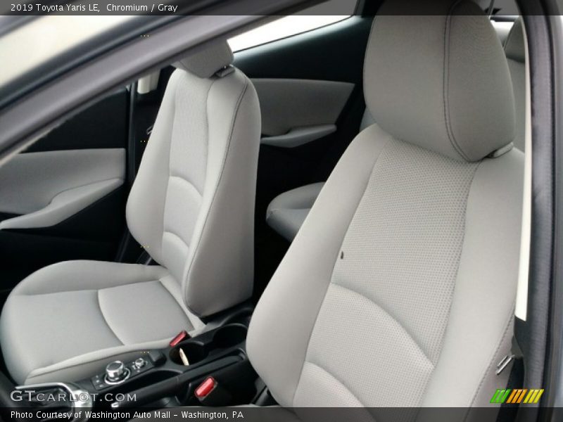 Front Seat of 2019 Yaris LE