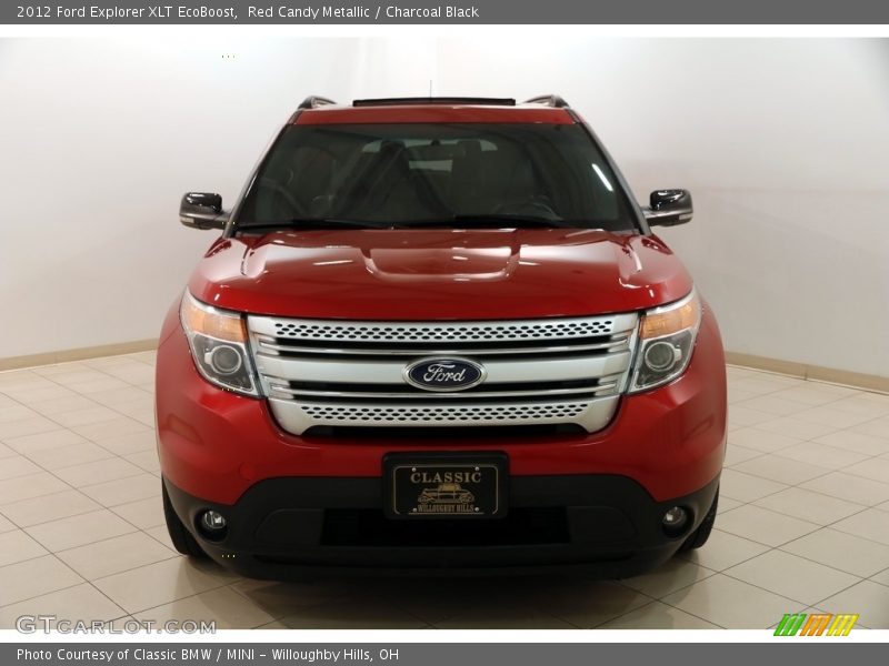 Red Candy Metallic / Charcoal Black 2012 Ford Explorer XLT EcoBoost