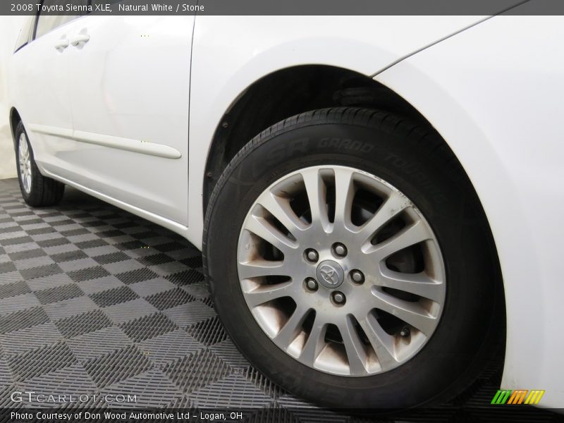 Natural White / Stone 2008 Toyota Sienna XLE