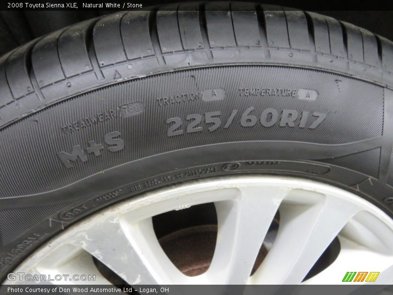 Natural White / Stone 2008 Toyota Sienna XLE
