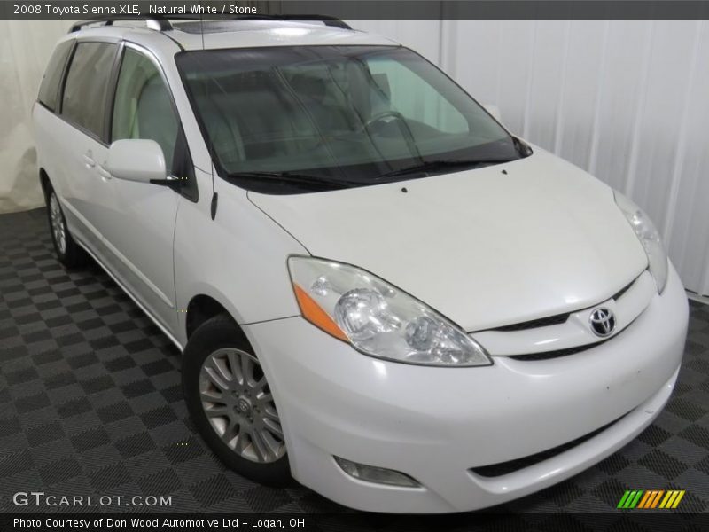 Natural White / Stone 2008 Toyota Sienna XLE