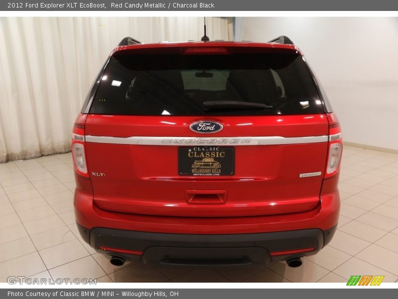 Red Candy Metallic / Charcoal Black 2012 Ford Explorer XLT EcoBoost