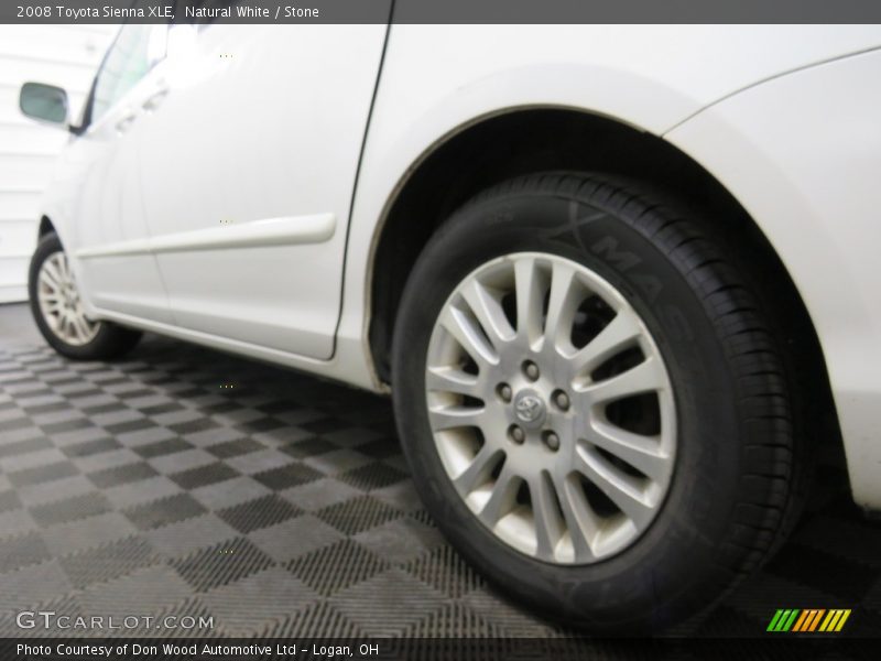 Natural White / Stone 2008 Toyota Sienna XLE