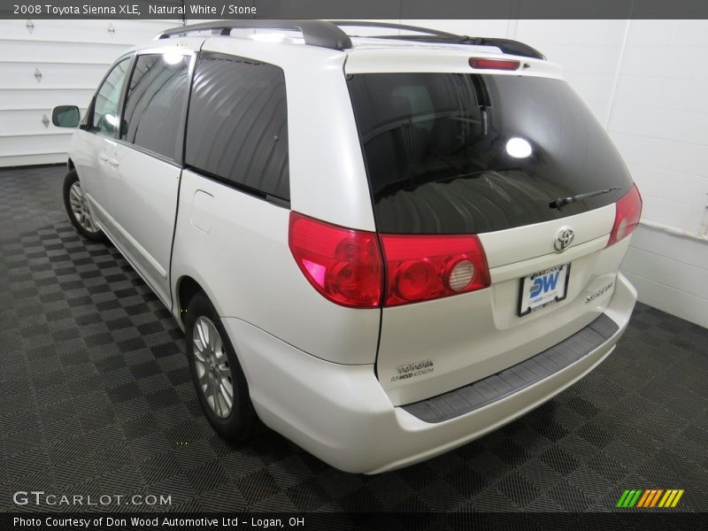 Natural White / Stone 2008 Toyota Sienna XLE