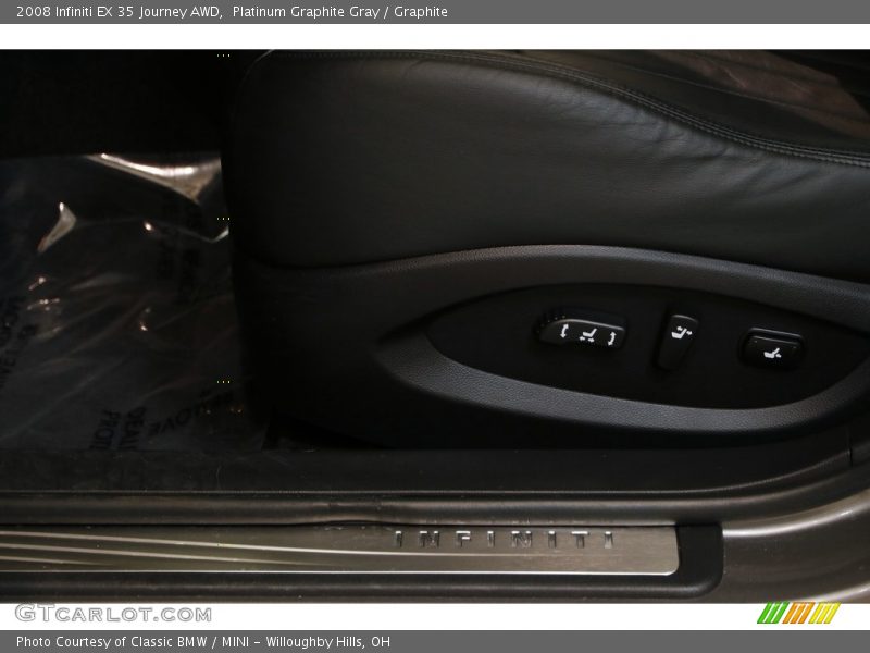 Platinum Graphite Gray / Graphite 2008 Infiniti EX 35 Journey AWD