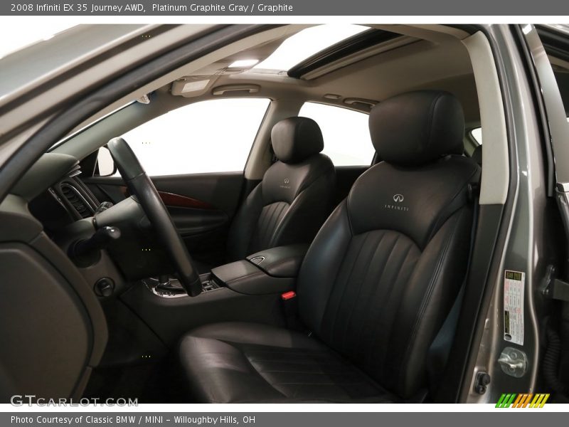 Platinum Graphite Gray / Graphite 2008 Infiniti EX 35 Journey AWD