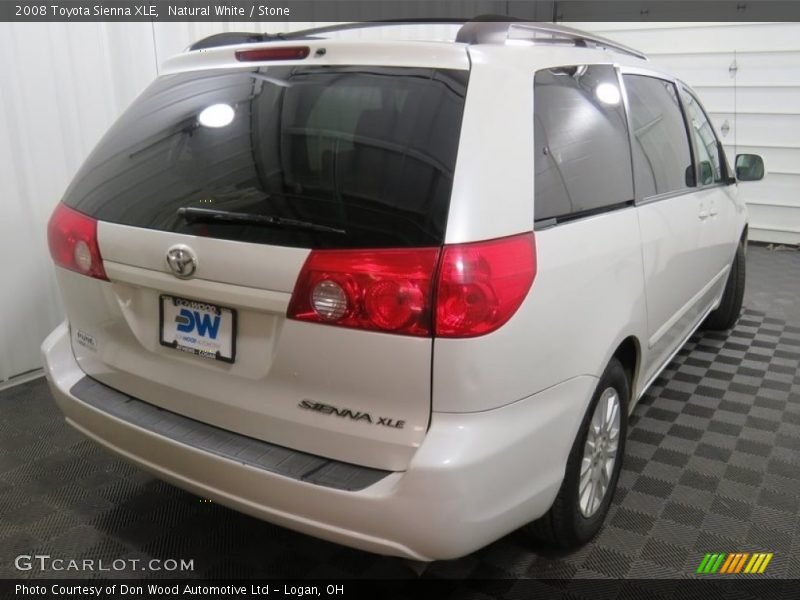 Natural White / Stone 2008 Toyota Sienna XLE