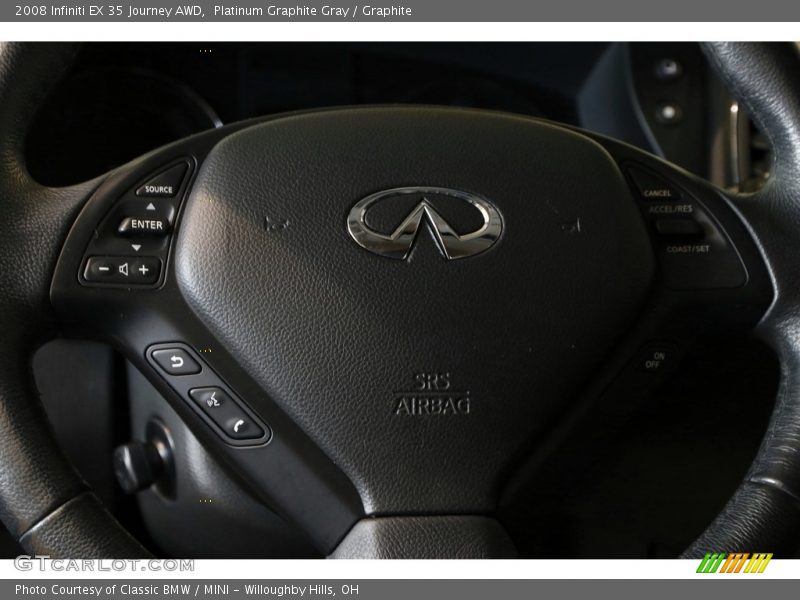 Platinum Graphite Gray / Graphite 2008 Infiniti EX 35 Journey AWD