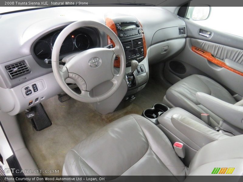 Natural White / Stone 2008 Toyota Sienna XLE