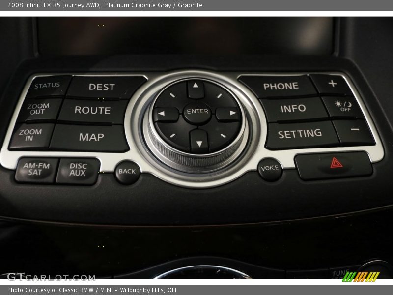 Platinum Graphite Gray / Graphite 2008 Infiniti EX 35 Journey AWD