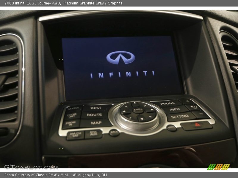 Platinum Graphite Gray / Graphite 2008 Infiniti EX 35 Journey AWD