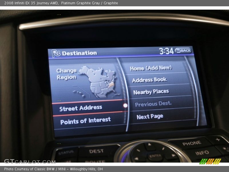 Platinum Graphite Gray / Graphite 2008 Infiniti EX 35 Journey AWD
