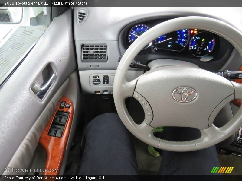 Natural White / Stone 2008 Toyota Sienna XLE