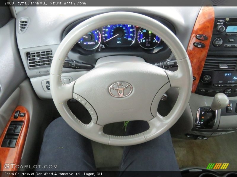 Natural White / Stone 2008 Toyota Sienna XLE