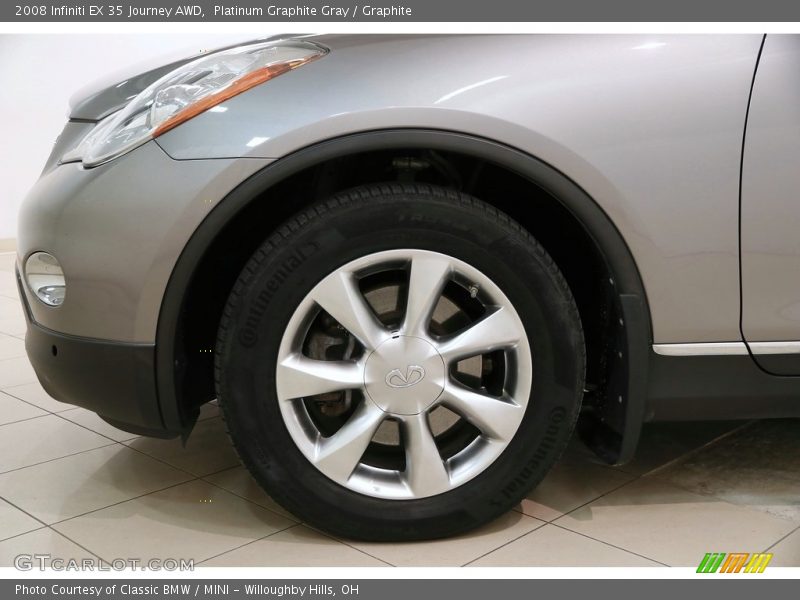 Platinum Graphite Gray / Graphite 2008 Infiniti EX 35 Journey AWD
