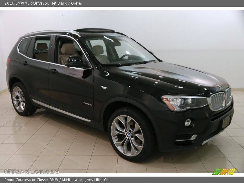 Jet Black / Oyster 2016 BMW X3 xDrive35i