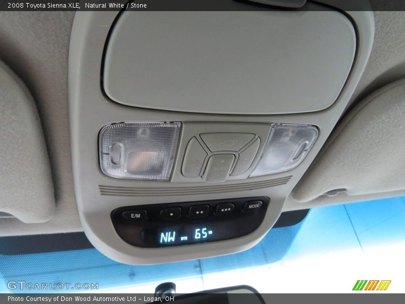 Natural White / Stone 2008 Toyota Sienna XLE