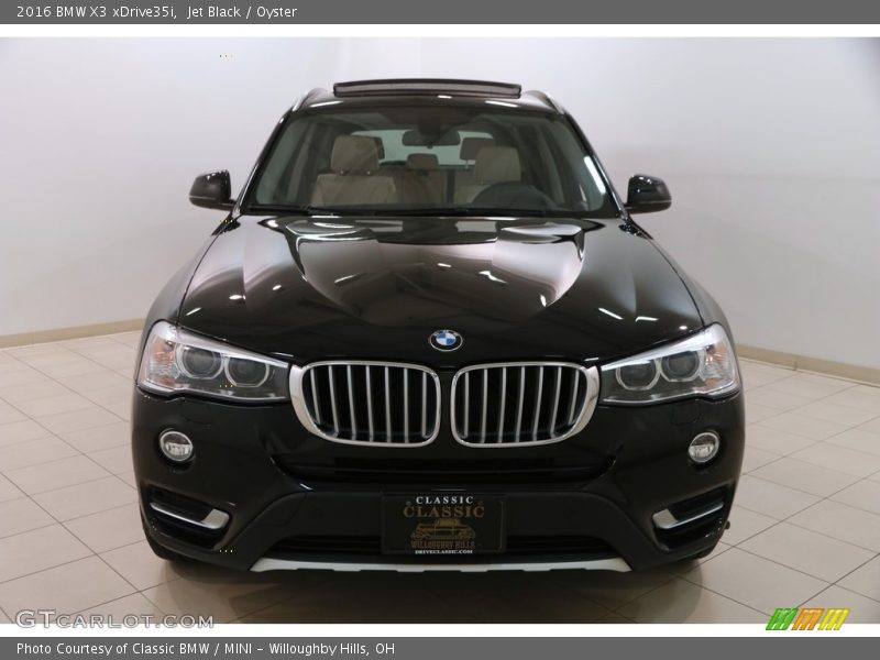 Jet Black / Oyster 2016 BMW X3 xDrive35i