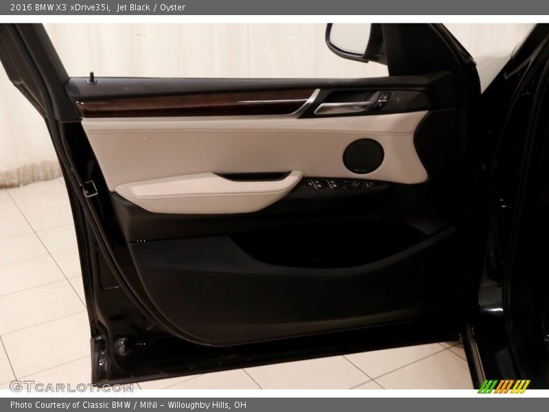 Jet Black / Oyster 2016 BMW X3 xDrive35i
