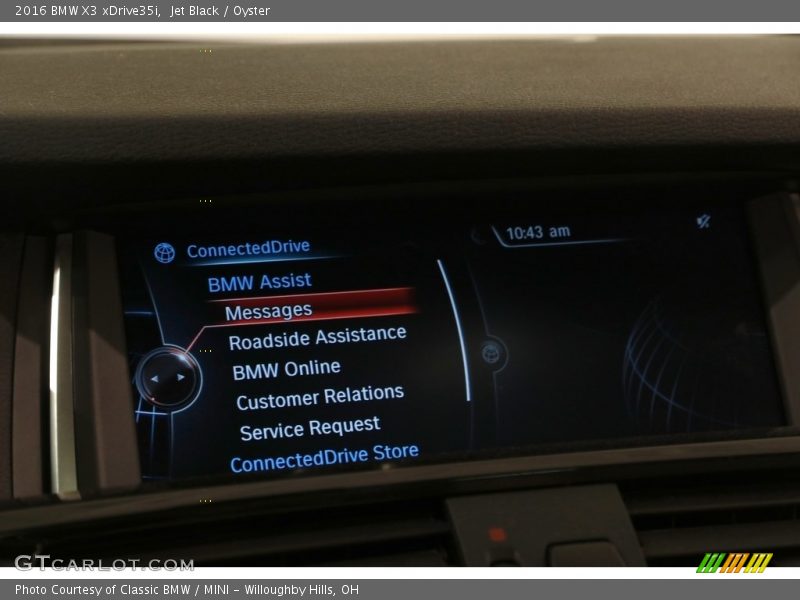Jet Black / Oyster 2016 BMW X3 xDrive35i