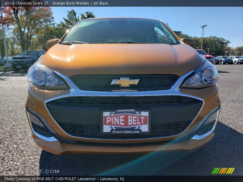 Orange Burst Metallic / Jet Black 2019 Chevrolet Spark LT