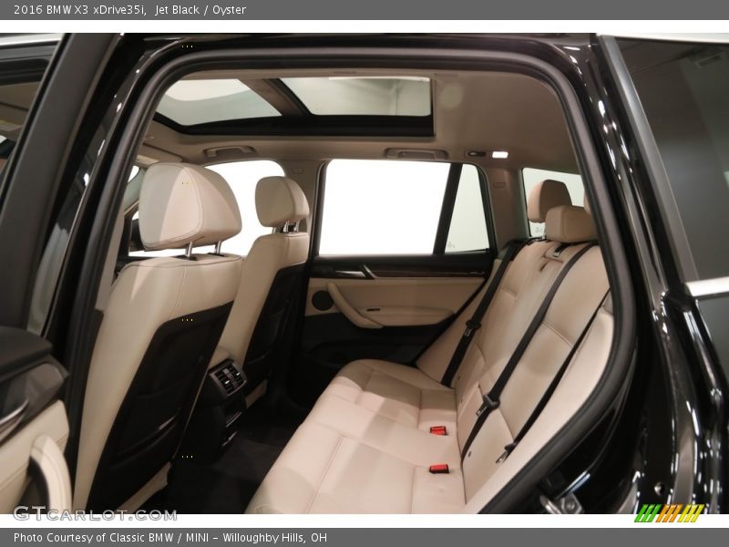 Jet Black / Oyster 2016 BMW X3 xDrive35i