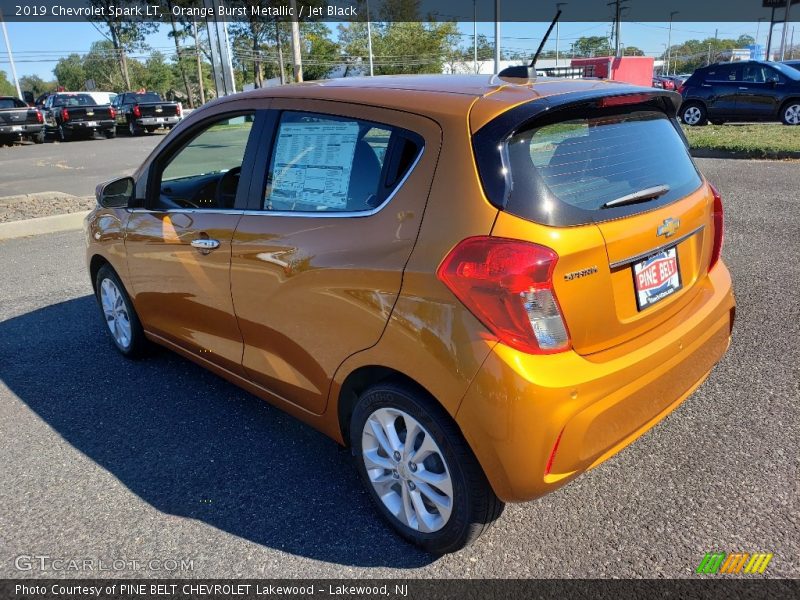 Orange Burst Metallic / Jet Black 2019 Chevrolet Spark LT