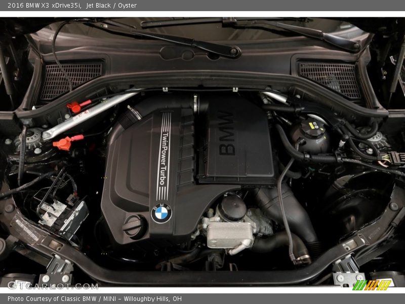 Jet Black / Oyster 2016 BMW X3 xDrive35i