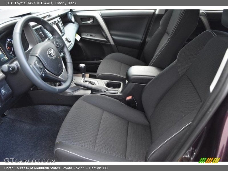 Black / Black 2018 Toyota RAV4 XLE AWD